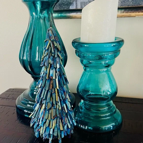 Titanium quartz holiday tree decor - Picture 4 of 10